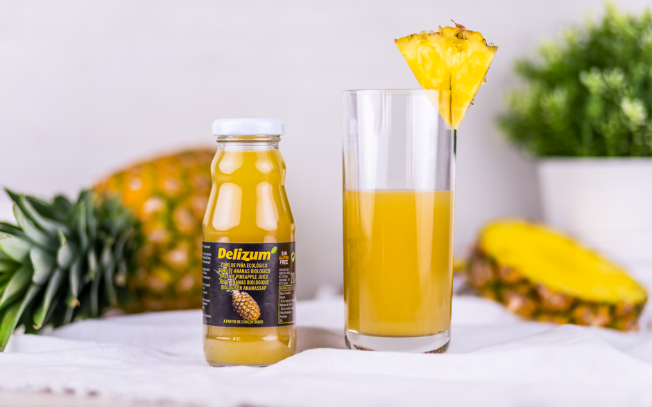 Apresentação do Sumo de Ananás Biológico 