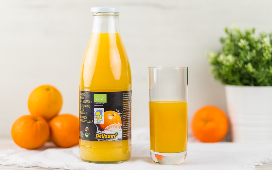 Apresentação do Sumo de Laranja Espremida 