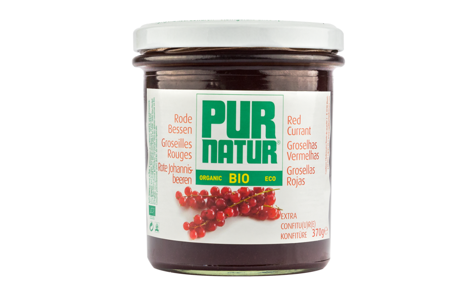 Compota de Groselha em frasco de vidro 370g 