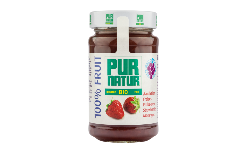 Compota de Morango s/ açúcar em frasco de vidro 250g 