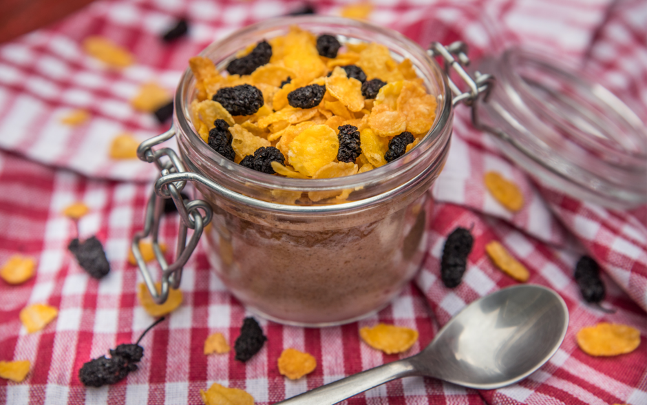 Receita com Cornflakes Biológicos