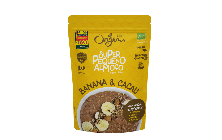 Super Pequeno Almoço Banana Cacau em embalagem de 300 g