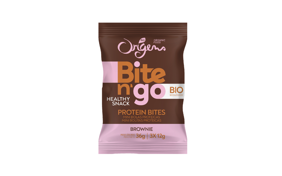 Bite n´Go Protein Bites Brownie 36g