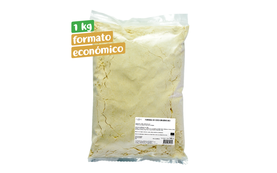 Farinha de Coco 1Kg Formato Económico