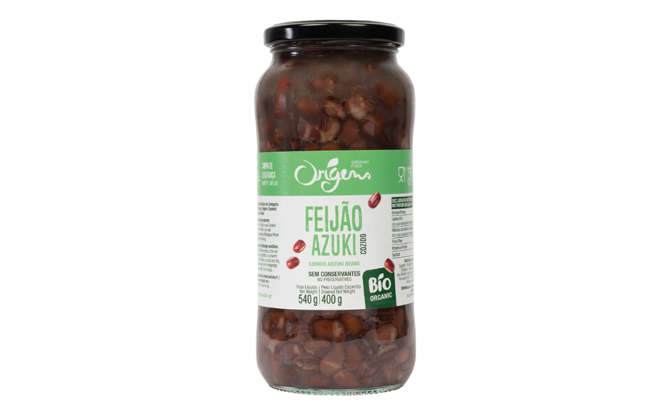 Feijão Azuki em conserva 540g - Essencial