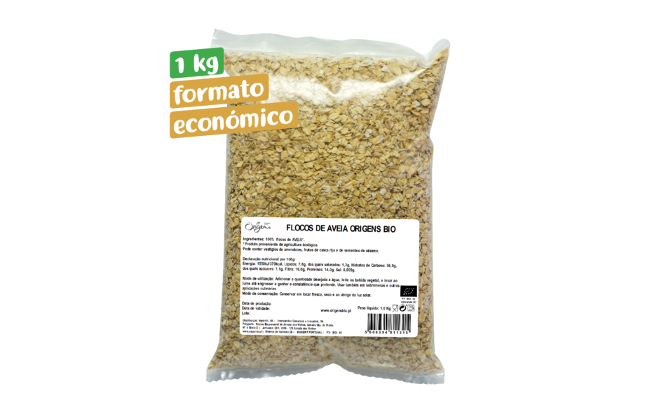 Origens Bio Flocos de Aveia 1KG