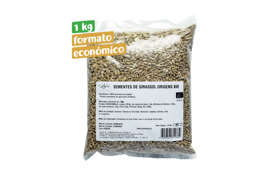 Sementes de Girassol Origens Bio 1kg