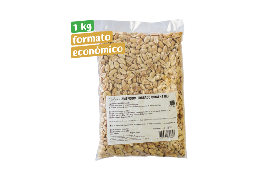Amendoim Torrado 1kg Formato Económico