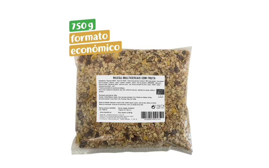 Muesli Multicereais fruta