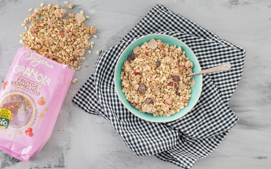 Granola de Frutos vermelhos Origens Bio