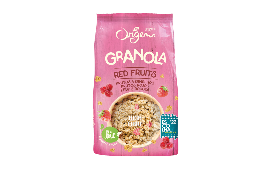 Granola de Frutos Vermelhos biológica site