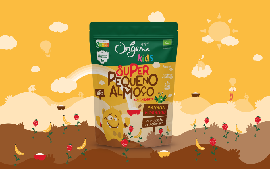 Pequeno Almoço Banana e Morango