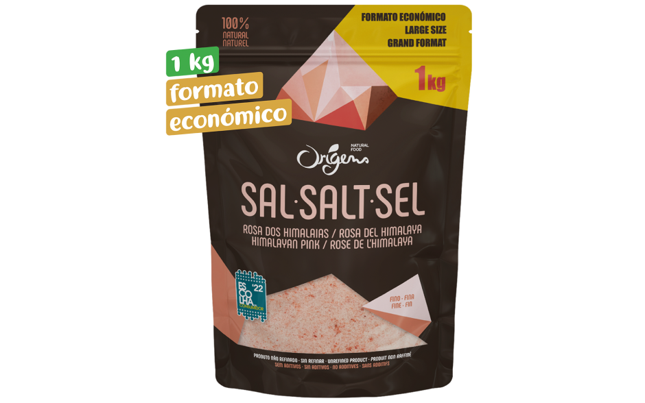 sal rosa himalaias fino formato económico 1kg origens bio site