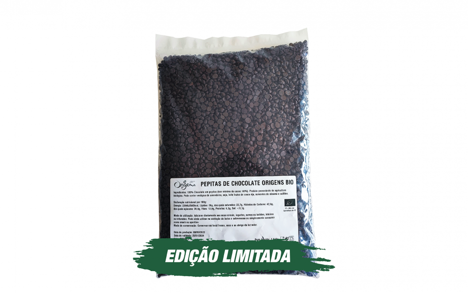 Pepitas de Chocolate Origens Bio 1KG site