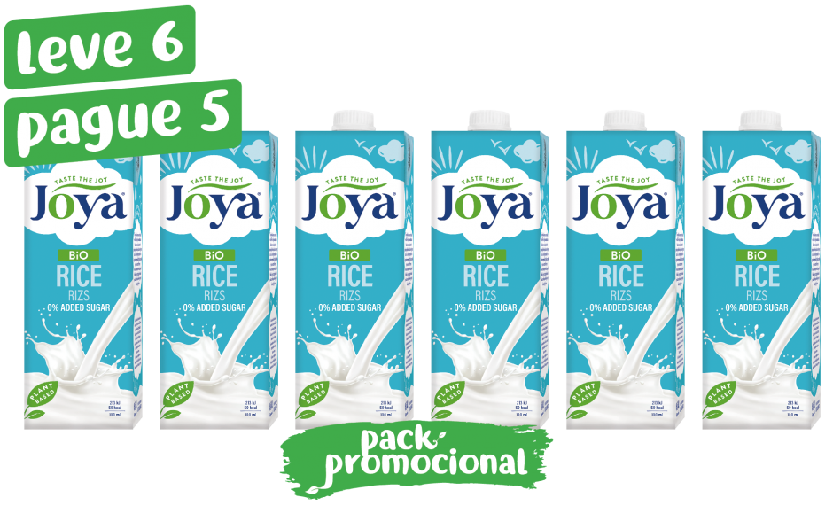 Pack Promocional: Bebida de Arroz Bio Joya 1L produto biológico