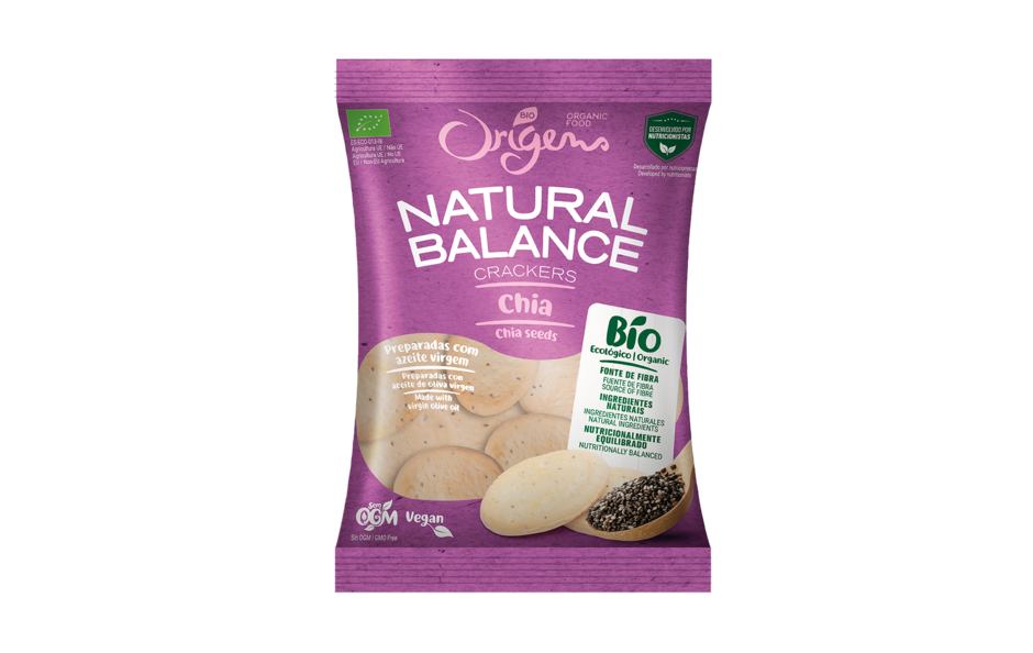 Bolachas tipo marinheiras de chia Origens Bio