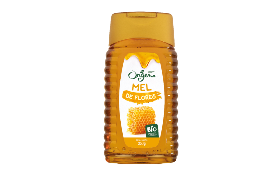 Mel de Flores 350g Origens Bio Top Down 