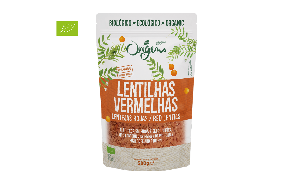 Lentilhas Vermelhas Descascadas 500g