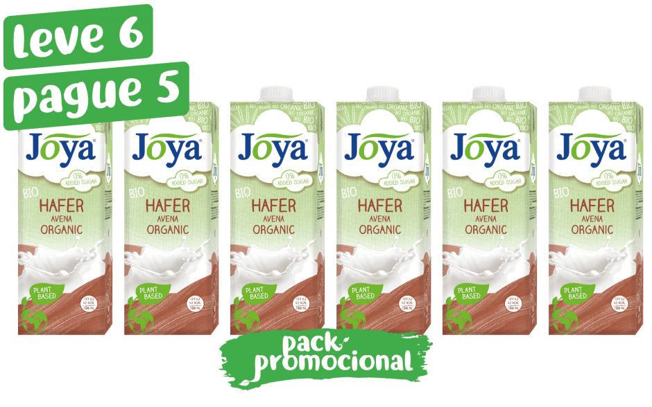 Pack de 6 bebidas biológicas de aveia Joya
