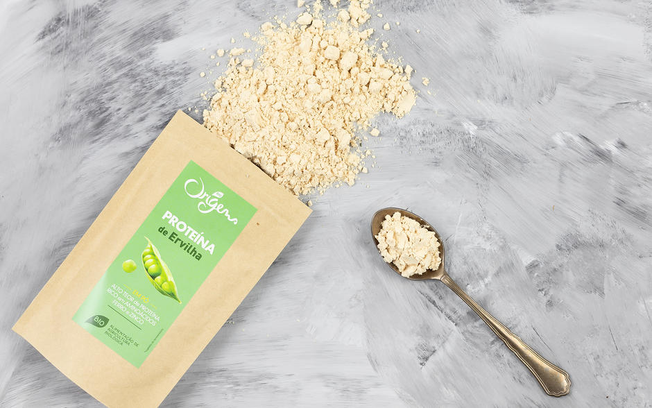 Proteína de ervilha biológica Origens Bio