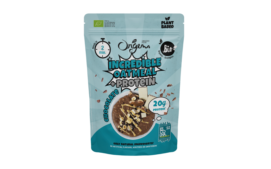 Incredible Oatmeal Protein Chocolate Origens Bio 300g site