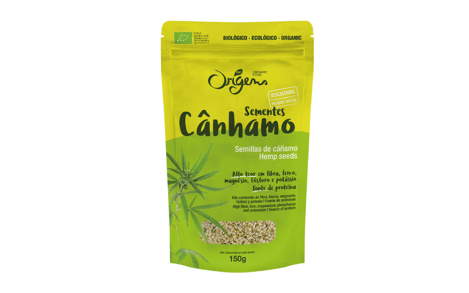 Sementes de Cânhamo Descascadas 150g