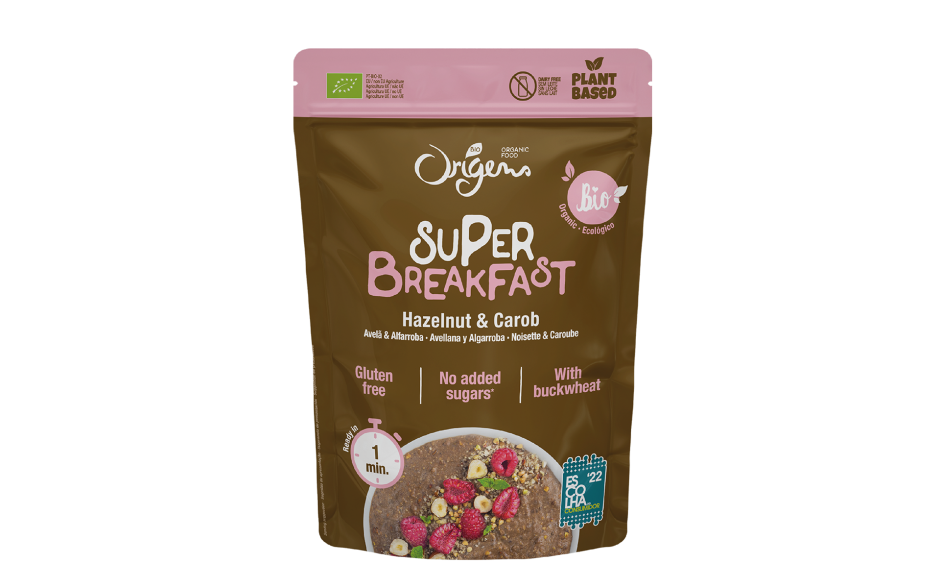 Super Pequeno Almoço Instantâneo Alfarroba e Avelã 300g