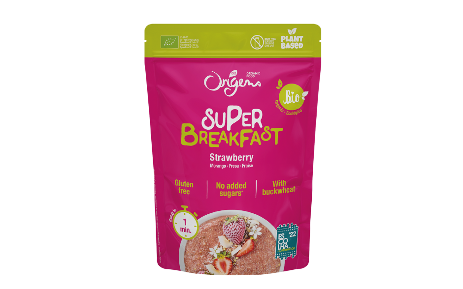 Super Pequeno Almoço Instantâneo Morango 300g s/glúten squared