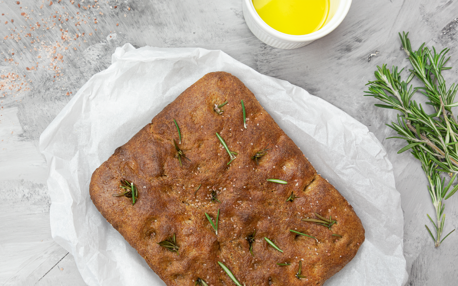 Focaccia de Alecrim