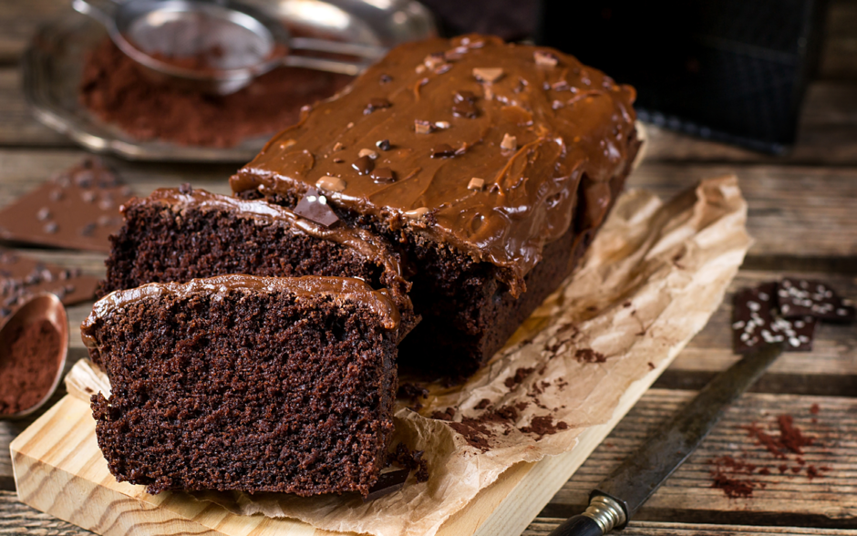 Bolo de chocolate saudável  