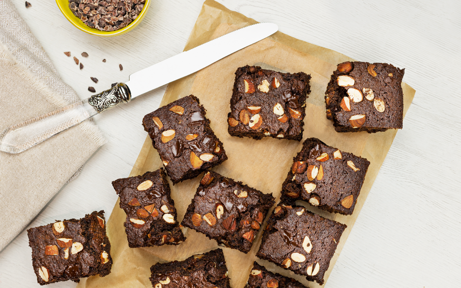 Brownie de banana e chocolate 1