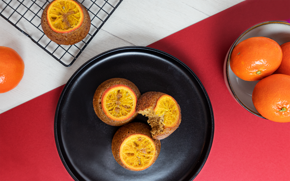 Mini Upside Down Cakes de Tangerina