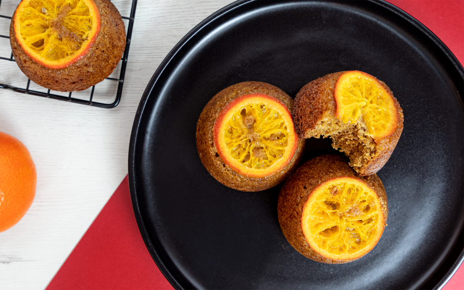 Mini Upside Down Cakes de Tangerina