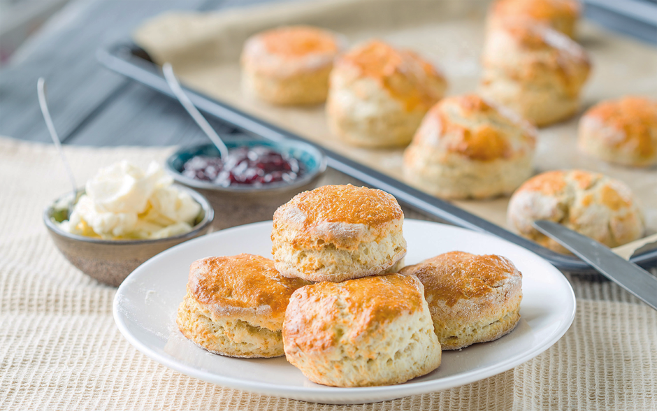 Scones de espelta saudáveis vegan