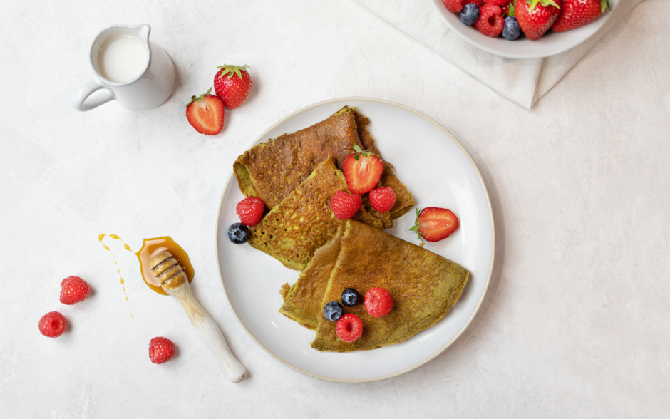 Crepes de curcuma