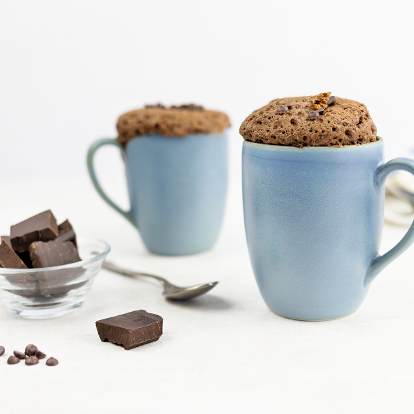 Bolo de caneca de cacau squared