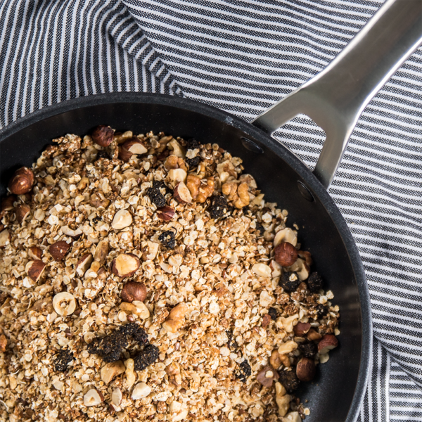 Granola na frigideira