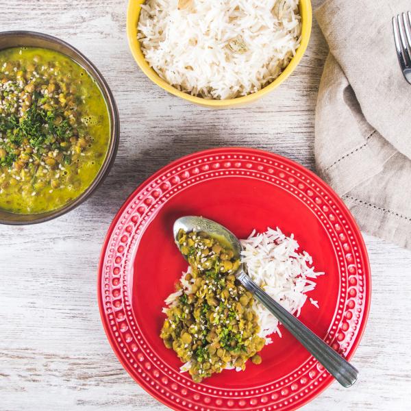 Dahl de lentilhas com arroz basmati Superior