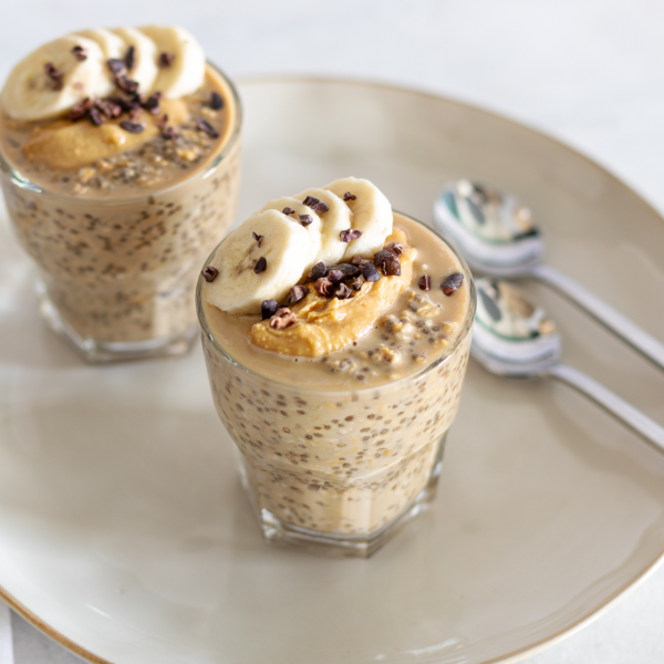 Mocha Overnight Oats squared