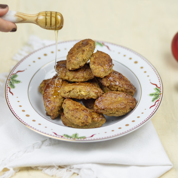 Broinhas de mel e batata-doce