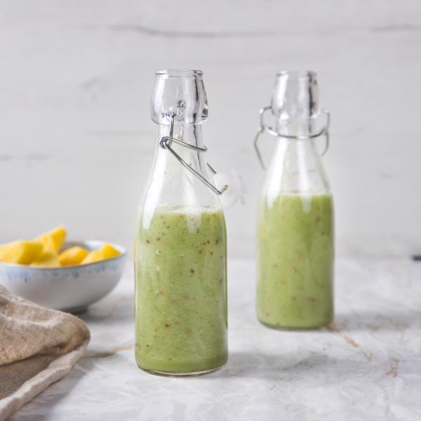 Sumo de Ananás, Alface, Gengibre e Hortelã