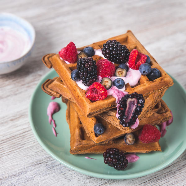 Waffles de maca choco latte 1