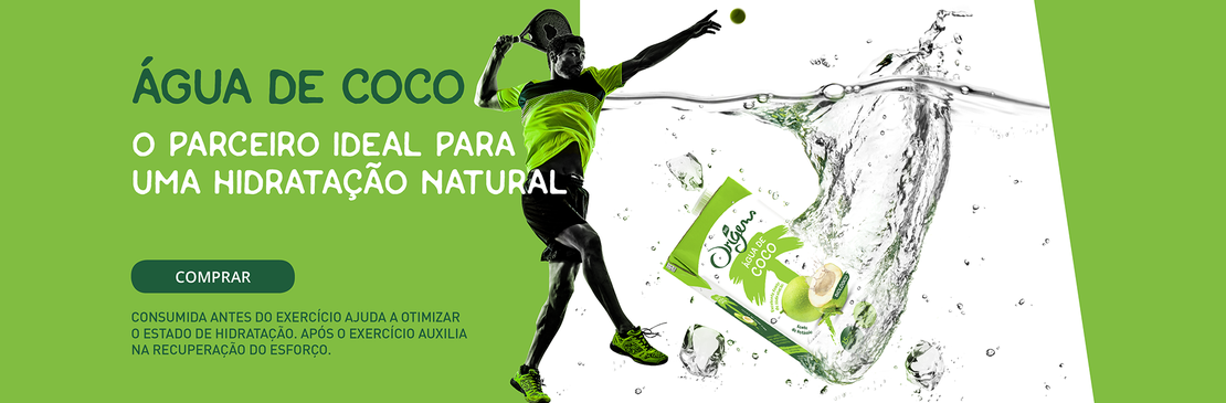 Super desconto em água de coco super hidratante